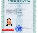 Свидетельство о гос. регистрации ИП1